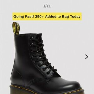 Dr. Martens Black Leather Boots
